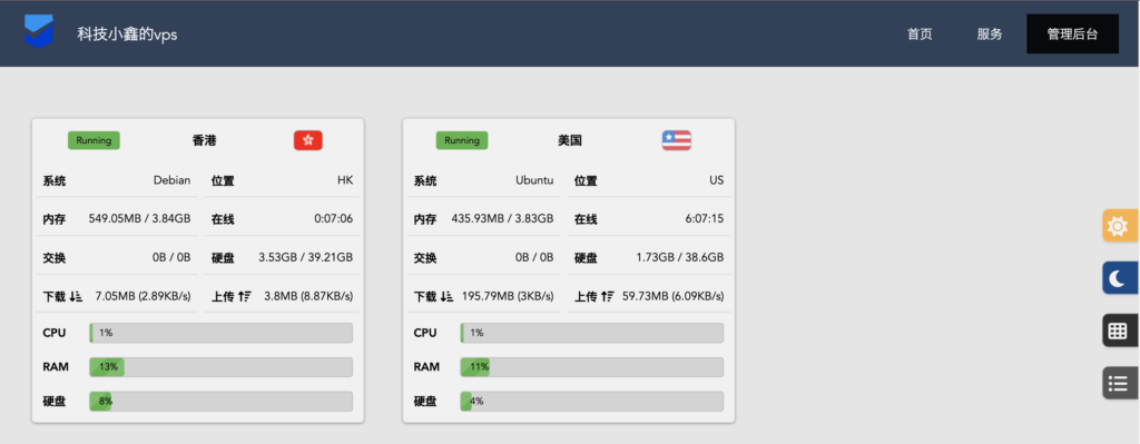 一个面板监控你所有的VPS——哪吒探针｜搭建哪吒服务器管理面板