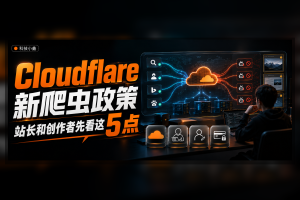 Cloudflare AI 爬虫新政策：站长先看这 5 点